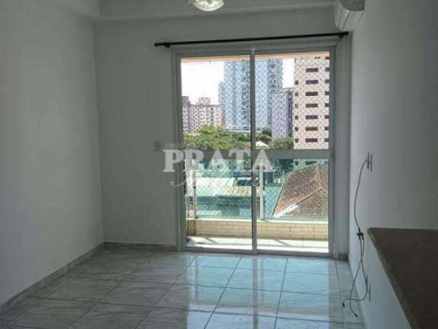 Apartamento para alugar na Avenida General Francisco Glicério, Pompéia, Santos, 52 m2 por R$ 3.500