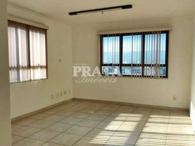 Sala comercial com 3 salas para alugar na Avenida Affonso Penna, Macuco, Santos, 58 m2 por R$ 2.600