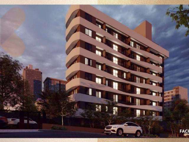 Apartamento com 2 dormitórios à venda, 34 m² por R$ 376.053,86 - Vila Izabel - Curitiba/PR