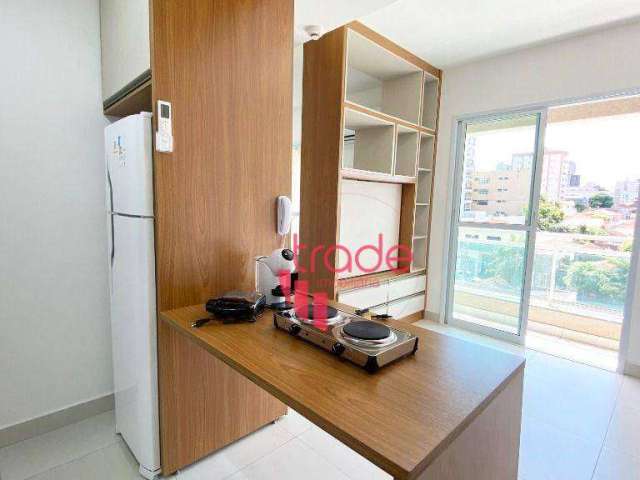 Apartamento com 1 dormitório, 35 m² - venda por R$ 260.000,00 ou aluguel por R$ 2.696,69/mês - Vila Seixas - Ribeirão Preto/SP