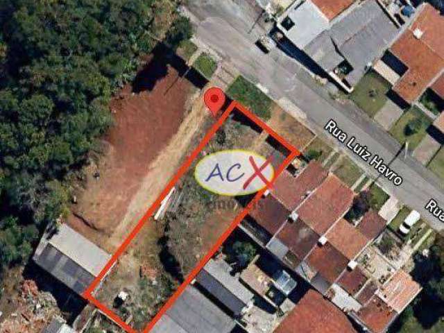Terreno à venda, 480 m² por R$ 290.000,00 - Santa Cândida - Curitiba/PR