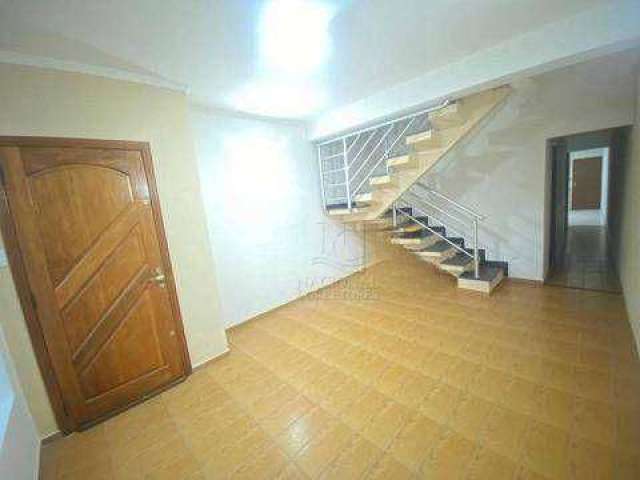 Sobrado com 3 dormitórios, 176 m² - venda por R$ 585.000,00 ou aluguel por R$ 2.950,00/mês - Vila Junqueira - Santo André/SP