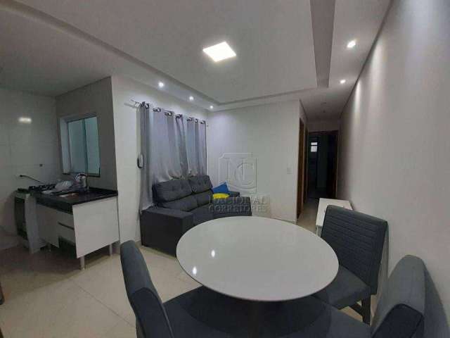 Cobertura com 2 dormitórios para alugar, 100 m² por R$ 2.672,00/mês - Parque Oratório - Santo André/SP