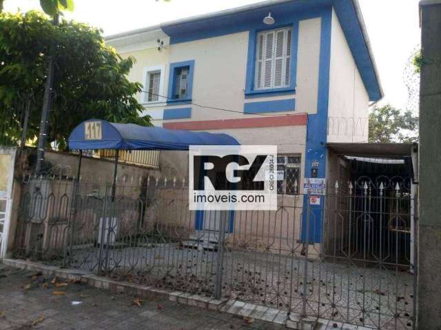 Casa, 192 m² - venda por R$ 800.000,00 ou aluguel por R$ 6.000,00/mês - Vila Matias - Santos/SP