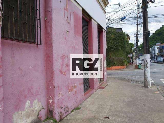Loja, 80 m² - venda por R$ 320.000,00 ou aluguel por R$ 1.800,00/mês - Vila Nova - Santos/SP
