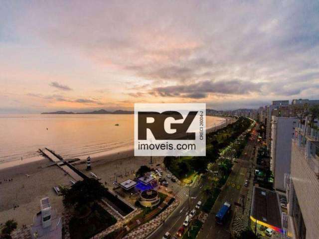 Cobertura com 3 dormitórios à venda, 269 m² por R$ 2.200.000,00 - Ponta da Praia - Santos/SP