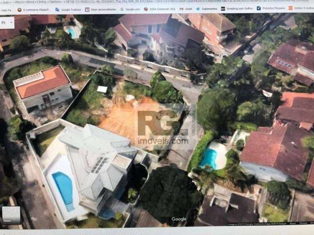 Terreno à venda, 920 m² por R$ 1.100.000,00 - Morro de Nova Cintra - Santos/SP