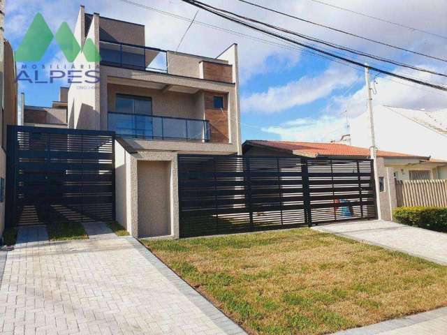 Sobrado com 3 dormitórios à venda, 126 m² por R$ 730.000,00 - Xaxim - Curitiba/PR