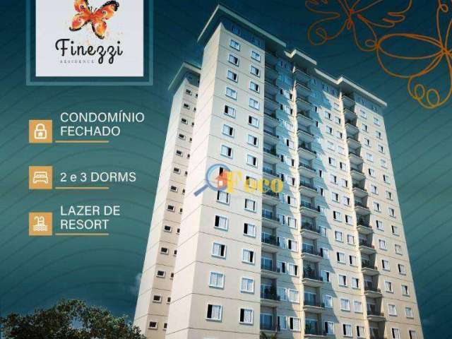 Apartamento com 2 dormitórios à venda, 59 m² por R$ 316.210,00 - Finezzi Residence - Itatiba/SP