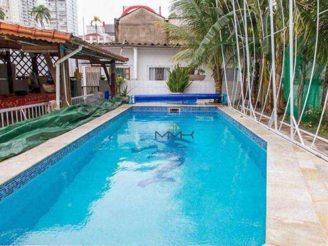 Casa com 4 dormitórios à venda, 616 m² por R$ 2.400.000,00 - Vila Mathias - Santos/SP