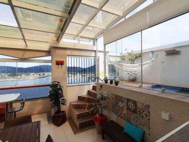 Cobertura com 3 dormitórios à venda, 226 m² - Ponta da Praia - Santos/SP