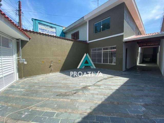 Sobrado com 3 dormitórios à venda, 180 m² por R$ 1.200.000,00 - Vila Boa Vista - Santo André/SP