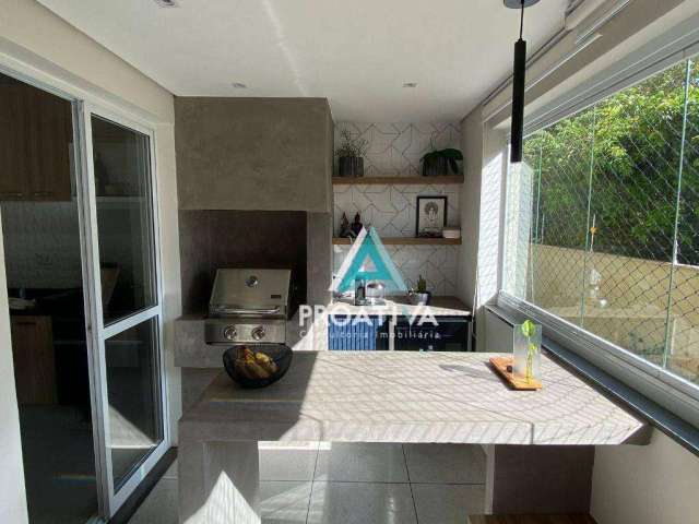 Apartamento com 3 dormitórios à venda, 110 m² por R$ 780.000,00 - Vila Valparaíso - Santo André/SP