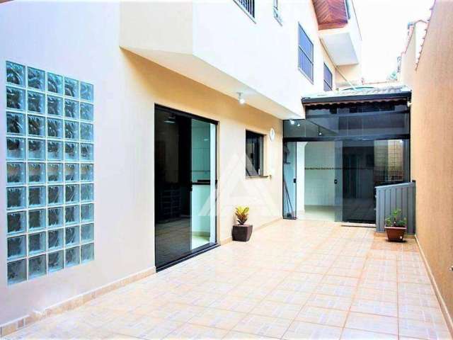 Sobrado com 4 dormitórios, 237 m² - venda por R$ 1.350.000 ou aluguel - Parque das Nações - Santo André/SP