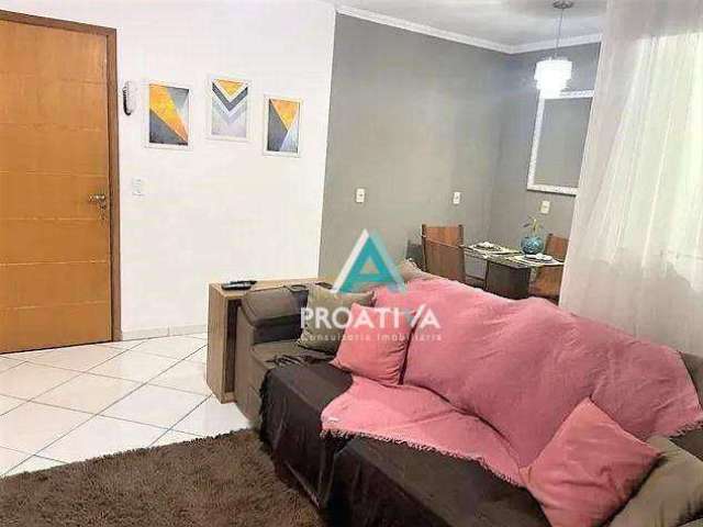 Apartamento com 2 dormitórios à venda, 57 m² - Vila Alzira - Santo André/SP