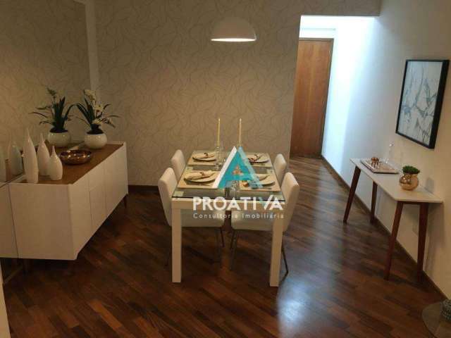 Apartamento com 3 dormitórios à venda, 86 m² - Vila Alzira - Santo André/SP