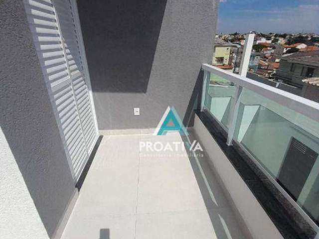 Apartamento com 2 dormitórios à venda, 44 m² - Vila Alzira - Santo André/SP