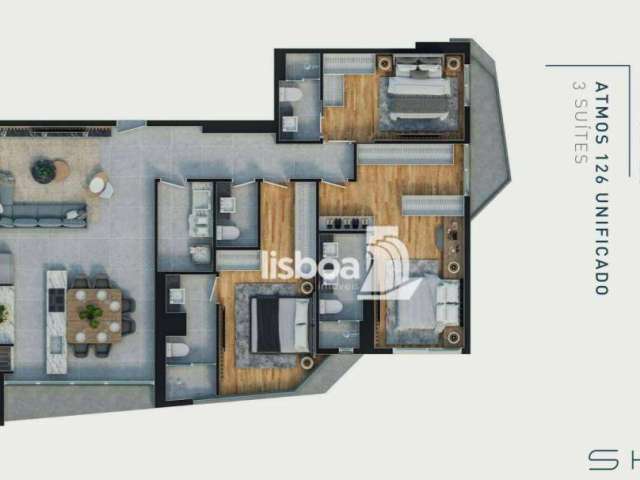 Apartamento à venda, 126 m² por R$ 1.307.000,00 - Vila Operária - Itajaí/SC