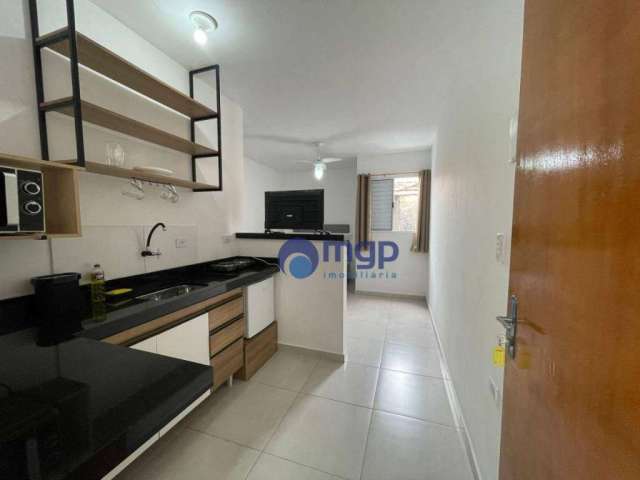 Flat com 1 dormitório para alugar, 30 m² por R$ 2.200,00/mês - Santana - São Paulo/SP