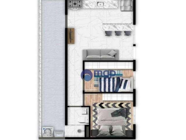 Apartamento com 2 dormitórios à venda, 47 m² por R$ 340.000,00 - Vila Mazzei - São Paulo/SP