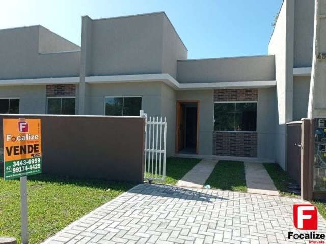 Casa com 2 quartos à venda na Rua Ymyra, 438, Brandalize, Itapoá, 46 m2 por R$ 215.000