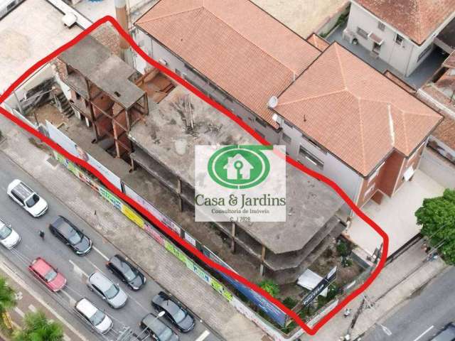 Terreno para alugar, 380 m² por R$ 70.000,00/mês - Aparecida - Santos/SP