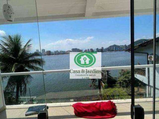 Casa com 3 dormitórios para alugar, 435 m² por R$ 15.000,00/mês - Parque Prainha - São Vicente/SP