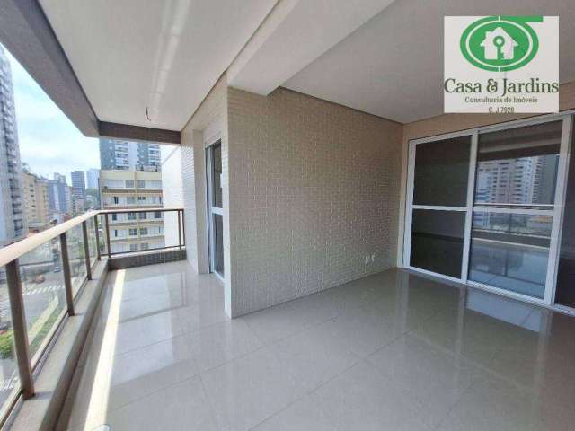 Apartamento com 2 dormitórios à venda, 128 m² por R$ 1.500.000,00 - Embaré - Santos/SP