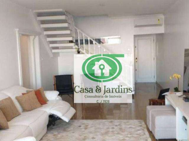 Cobertura com 3 dormitórios à venda, 311 m²  - Ponta da Praia - Santos/SP