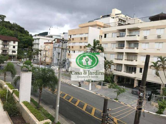 Apartamento com 2 dormitórios, 1 suíte,  à venda, 83 m² por R$ 350.000 - Jardim Três Marias - Guarujá/SP