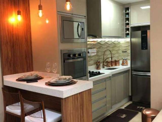 Apartamento com 2 dormitórios à venda, 53 m² por R$ 325.000,00 - Jardim Las Vegas - Santo André/SP