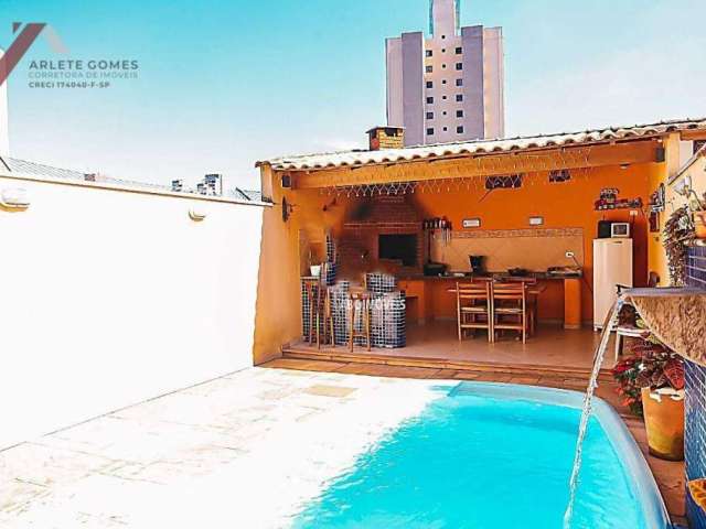 Sobrado com 3 dormitórios à venda, 233 m² por R$ 980.000,00 - Vila Floresta - Santo André/SP