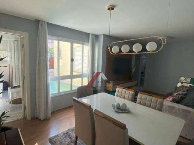 Apartamento com 3 dormitórios à venda, 75 m² por R$ 499.000,00 - Vila Valparaíso - Santo André/SP