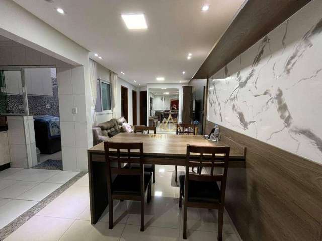 Apartamento com 2 dormitórios à venda, 57 m² por R$ 370.000 - Vila Camilópolis - Santo André/SP