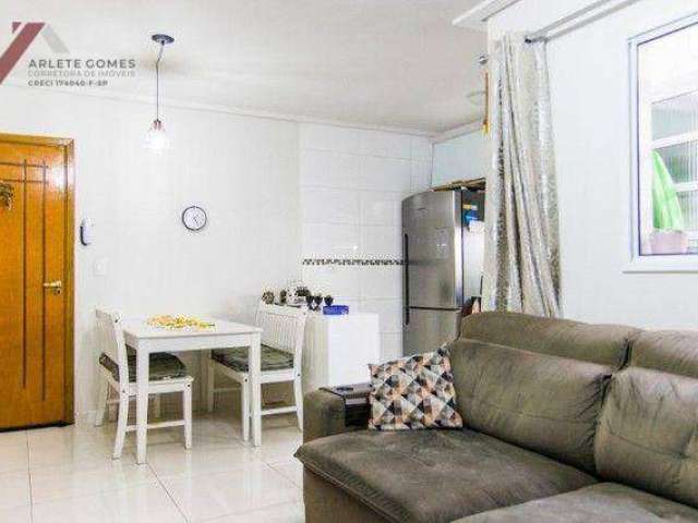 Apartamento com 2 dormitórios à venda por R$ 382.000,00 - Parque Novo Oratório - Santo André/SP