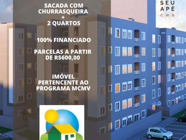 Apartamento com 2 quartos à venda na Rodovia BR-116, Novo Mundo, Curitiba, 41 m2 por R$ 255.990