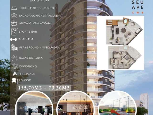 Apartamento com 3 quartos à venda na Rua Urbano Lopes, Cristo Rei, Curitiba, 228 m2 por R$ 2.960.313