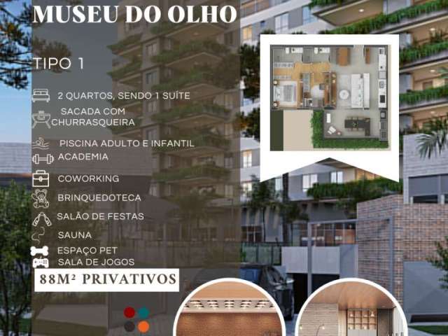 Apartamento com 2 quartos à venda na Rua Augusto Severo, Alto da Glória, Curitiba, 88 m2