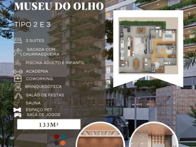 Apartamento com 3 quartos à venda na Rua Augusto Severo, Alto da Glória, Curitiba, 133 m2
