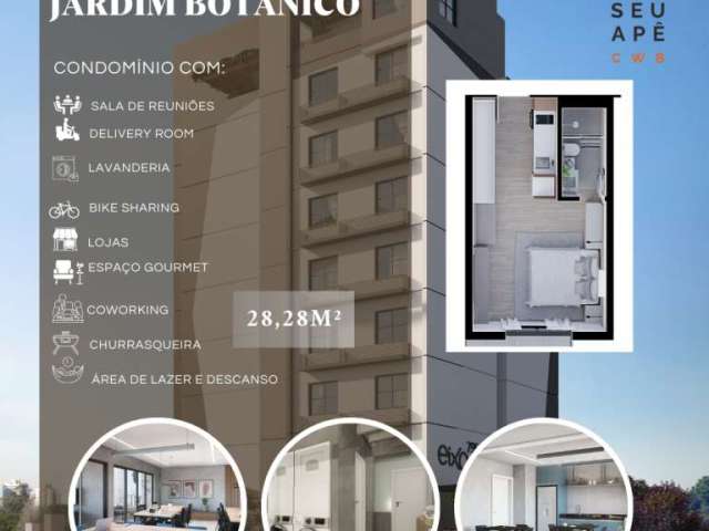 Apartamento com 1 quarto à venda na Avenida São José, Cristo Rei, Curitiba, 28 m2 por R$ 248.737