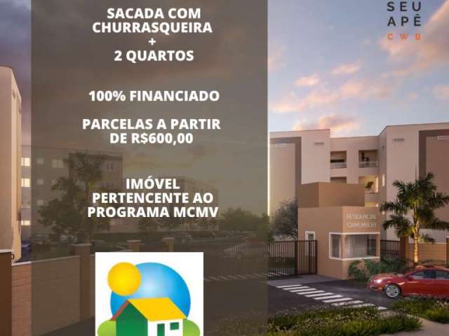 Apartamento com 2 quartos à venda na Rua Marcelino Jasinski, Tindiquera, Araucária, 44 m2 por R$ 209.000
