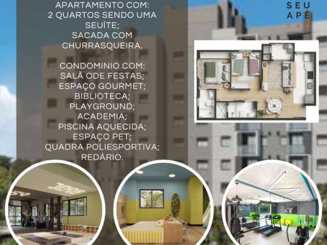 Apartamento com 2 quartos à venda na Rua Nicolau Kresko, Hauer, Curitiba, 51 m2 por R$ 365.000