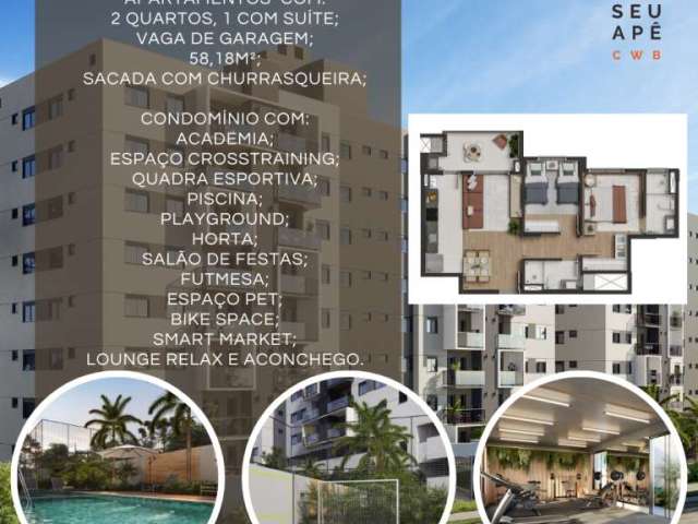 Apartamento com 2 quartos à venda na Rua Luiz Ronaldo Canalli, Campo Comprido, Curitiba, 58 m2 por R$ 567.300