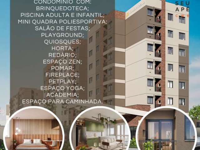 Apartamento com 2 quartos à venda na Rua das Flores, Campina da Barra, Araucária, 43 m2 por R$ 221.000