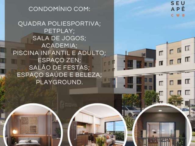 Apartamento com 2 quartos à venda na Rua Dolovico Pissaia, Parque da Fonte, São José dos Pinhais, 47 m2 por R$ 245.000