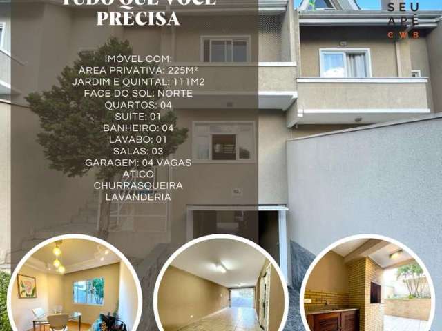 Casa em condomínio fechado com 4 quartos à venda na Rua São Tomé, Jardim das Américas, Curitiba, 225 m2 por R$ 990.000