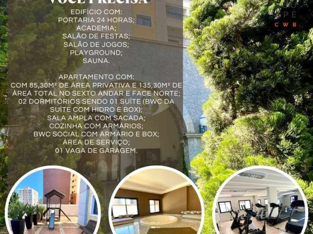 Apartamento com 2 quartos à venda na Rua Desembargador Motta, Centro, Curitiba, 85 m2 por R$ 890.000
