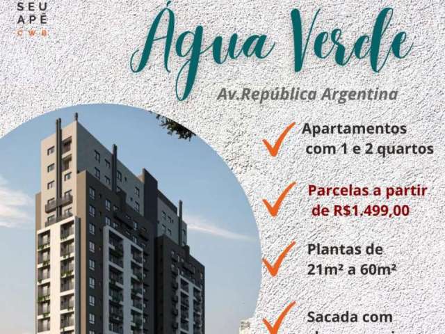 Apartamento com 2 quartos à venda na Avenida República Argentina, Água Verde, Curitiba, 105 m2 por R$ 218.600