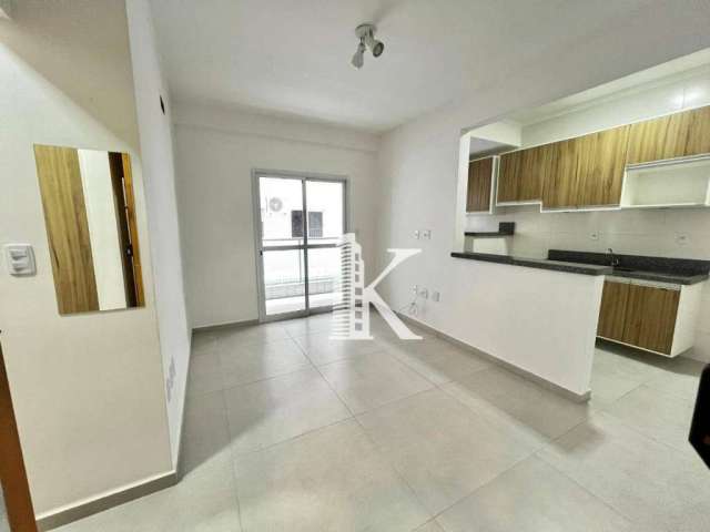 Apartamento com 1 dormitório para alugar, 44 m² por R$ 2.550,01 - Canto do Forte - Praia Grande/SP