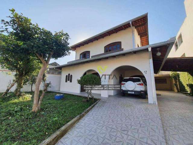 Casa com 4 dormitórios para alugar, 270 m² por R$ 3.558,33/mês - Bela Vista - Gaspar/SC